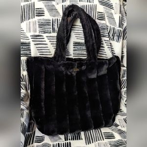 Victoria Secret faux fur tote